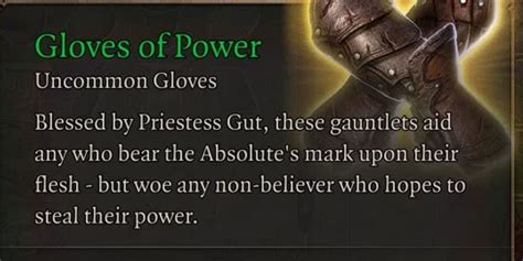 Baldur's Gate 3: Gloves of Power, Unveiling the Arcane Prowess