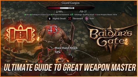 Baldur's Gate 3 Medium Weapons: Masterclass