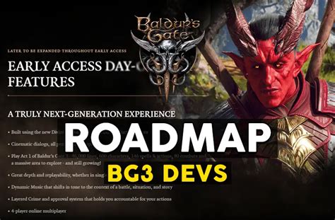 Baldur's Gate 3 Roadmap: A Comprehensive Guide to the Future of the Game