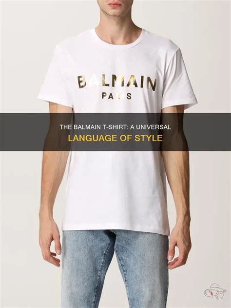 Balmain T-Shirts for Ladies: Style and Sophistication Defined