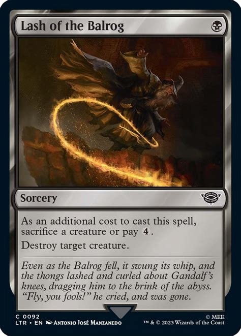 Balrog: The Fearsome Presence in Magic: The Gathering