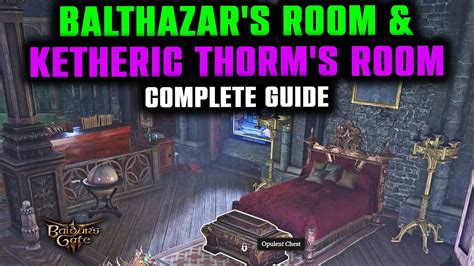 Balthazar's Room in Baldur's Gate 3: A Comprehensive Guide