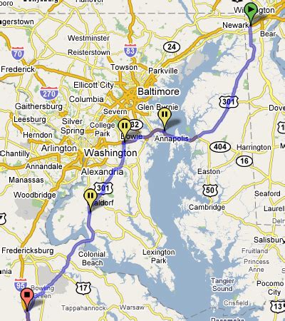 Baltimore MD to Richmond VA: An Epic 105-Mile Journey