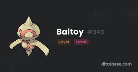 Baltoy: The Ground-Type Powerhouse with Rock-Solid Defense