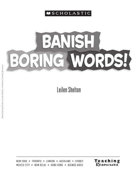 Banish Boring Words In Pdf Ebook Epub