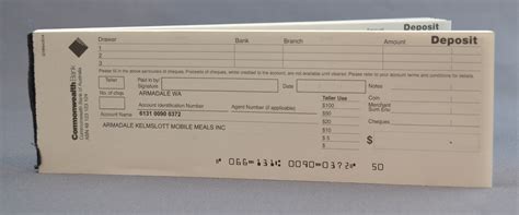 Bank Deposit Book Template