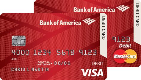 Bank Of America Debit Card Designs Catalog
