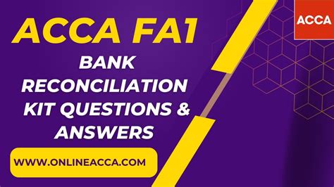 Bank Reconciliation Questions And Answer Acca Reader