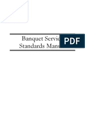 Banquet Training Manual Ebook Kindle Editon