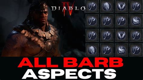 Barbarian Aspects Diablo 4: 10,000+ Character Guide to Ruthless Combat