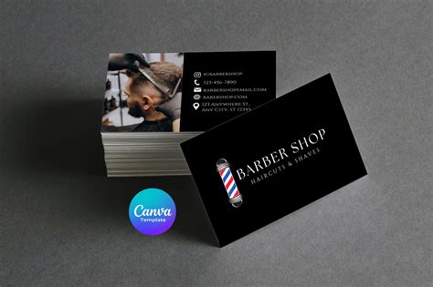 Barber Shop Business Card Templates
