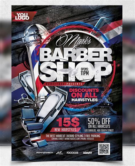 Barber Shop Flyer Template
