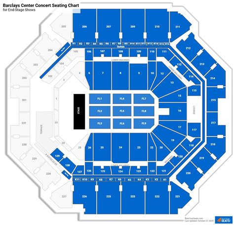 Barclays Seating Chart Concert