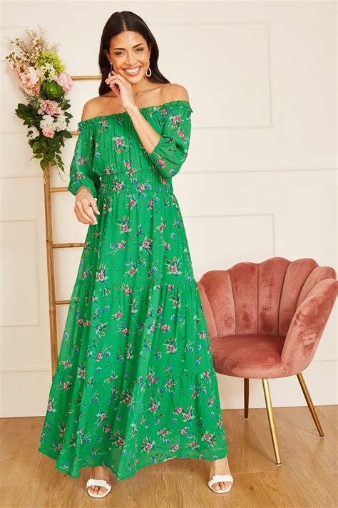 Bardot Floral Maxi Dress