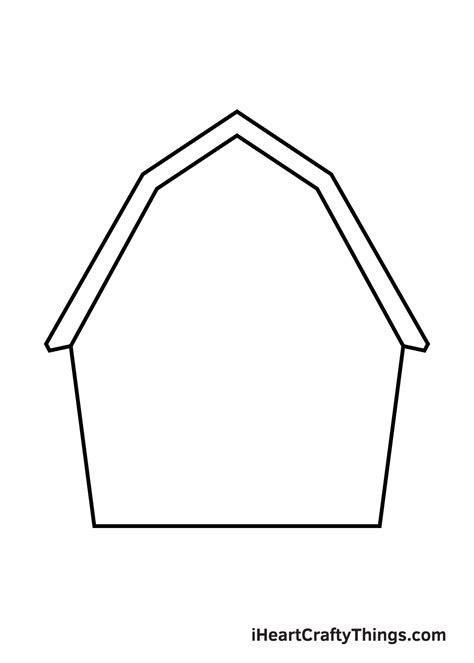 Barn Outline Drawing