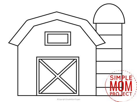 Barn Printable Template
