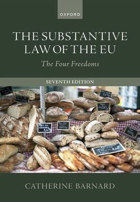 Barnard The Substantive Law Of The Eu Ebook Kindle Editon