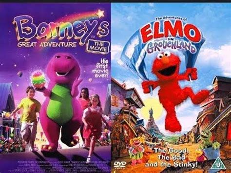 Barney's Great Adventure vs. Elmo in Grouchland: A Comparative Analysis