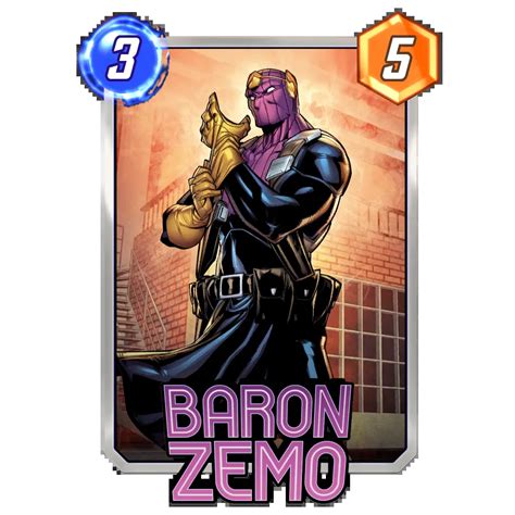 Baron Zemo: The Mastermind of Marvel SNAP