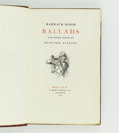 Barrack Room Ballads and Other Verses Volume VI PDF