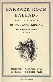 Barrack Room Ballads and Other Verses Volume VI PDF