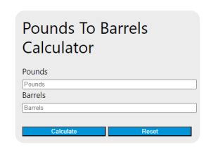 Barrels to Pounds: An Extensive Guide for Precise Conversion