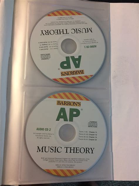 Barron s AP Music Theory with Audio Compact Discs Doc