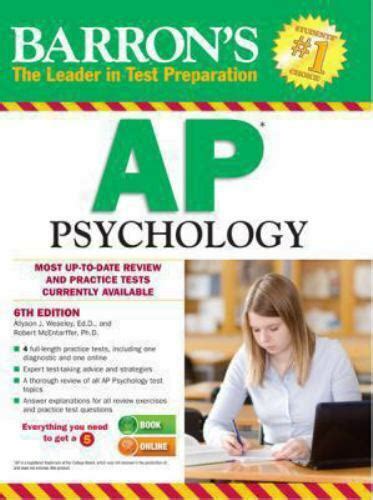 Barron s AP Psychology 6th Edition Doc