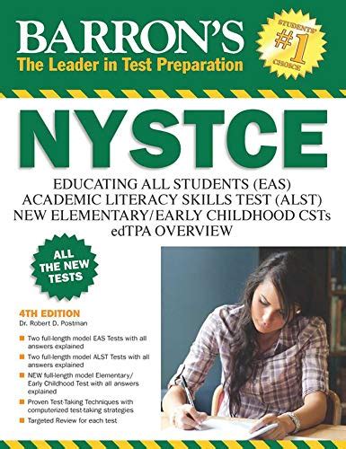 Barron s NYSTCE 4th Edition EAS ALST CSTs edTPA Epub