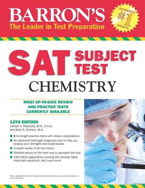 Barron s SAT Subject Test Chemistry 12th Edition Doc