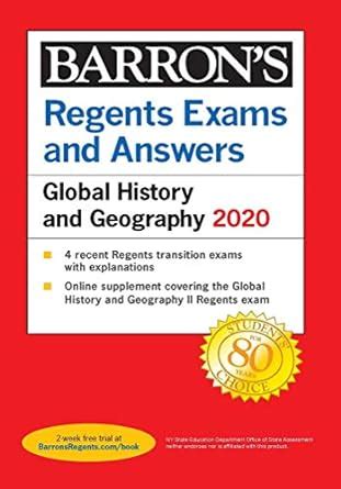 Barron39s Regents Exams And Answers Global History Geography Doc