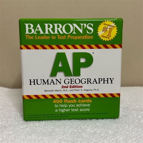 Barrons Human Geography Flash Cards PDF