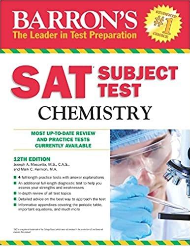 Barrons SAT Subject Test Chemistry Reader