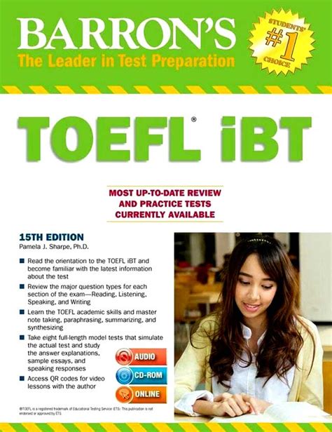 Barrons TOEFL CD ROM audio 15th PDF