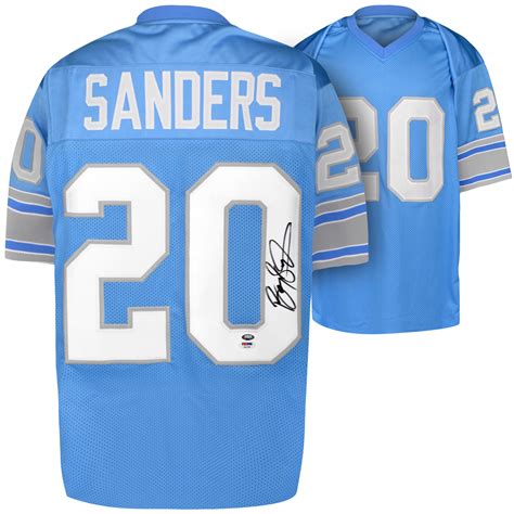 Barry Sanders Signed Jersey: A Collector's Dream