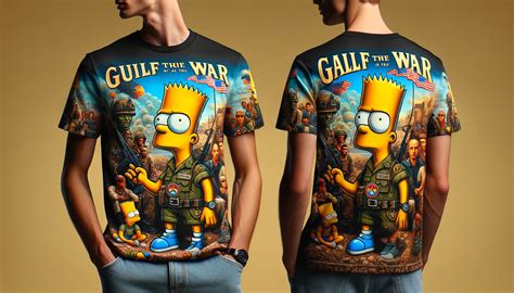 Bart Simpson Gulf War Shirt: A Symbol of Patriotism and Controversy