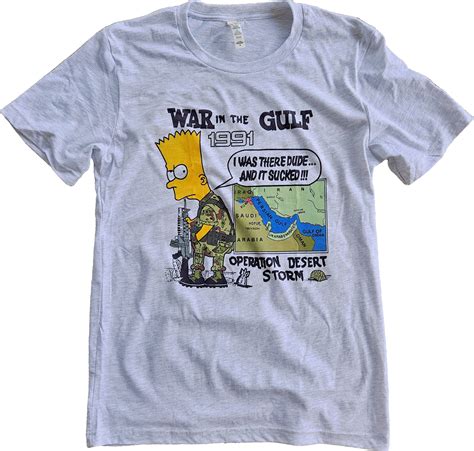 Bart Simpson Gulf War Shirt: A Symbol of a Generation