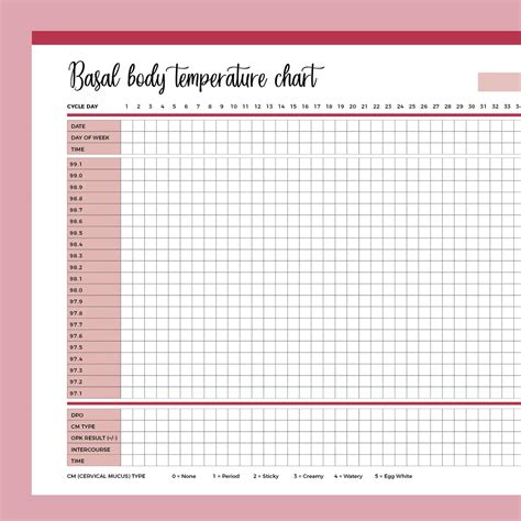 Basal Body Temperature Chart App