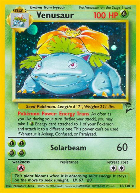 Base Set 2 Venusaur: A Legendary Pokémon with Enduring Value