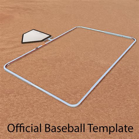 Baseball Batter's Box Template