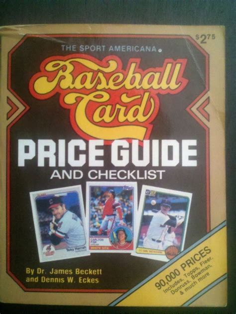 Baseball Card Price Guide Ebook Reader