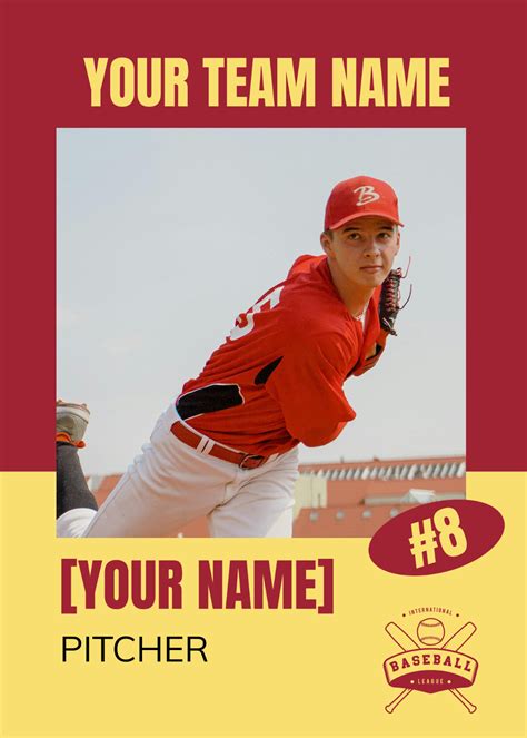Baseball Card Templates Free Download