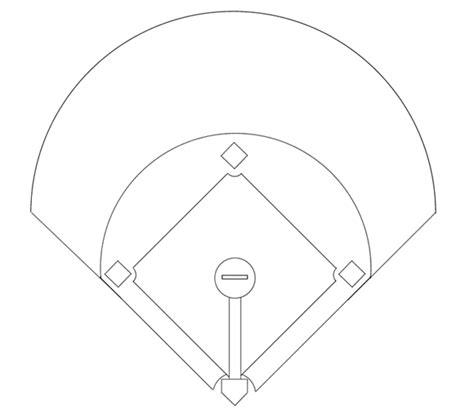 Baseball Diamond Diagram Printable