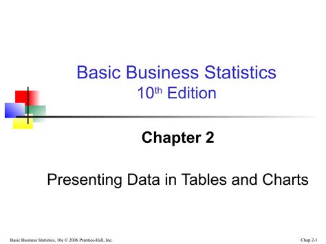 Basic Business Statistics 2 Solutions Reader