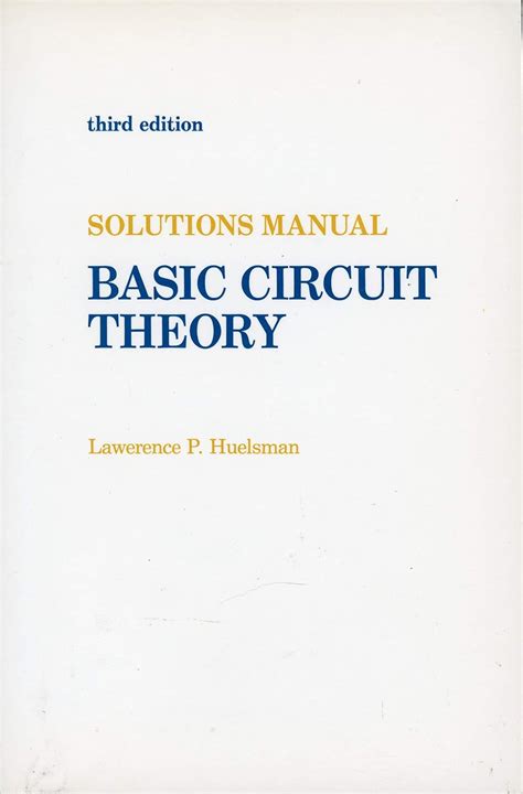 Basic Circuit Theory Solution Manual Reader