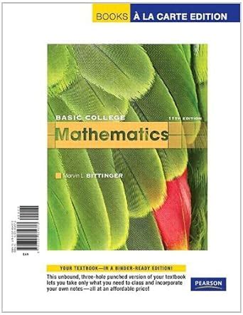 Basic College Mathematics 11th Edition Answers Epub