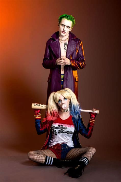 Basic Concepts of Harley Quinn and Joker Halloween Costume
