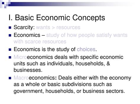 Basic Economy: