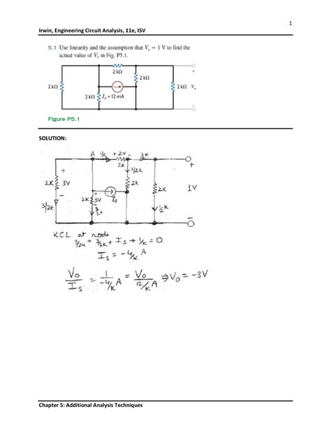 Basic Engineering Circuit Analysis By Irwin 8th Edition Solution Reader