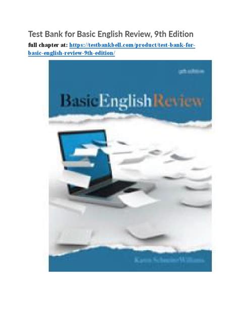 Basic English Review 9th Edition Answers Key Reader